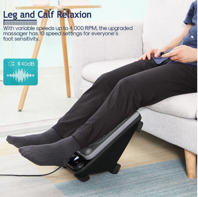 Foot Massager Machine, Pain Relief Electric Foot Massager, Neuropathy Pain, Plantar Fasciitis